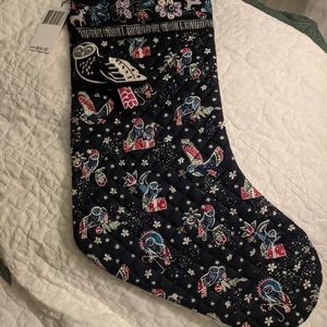 Vera Bradley Christmas stocking NWT